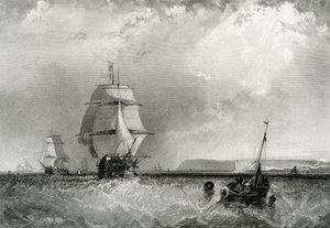 Az Északi Foreland, R. Brandard metszete, 1834